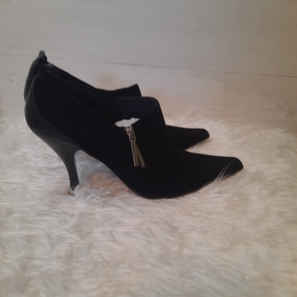 Donald j. pliner suede leather milly zipper boots booties sz 7N - Picture 4 of 6